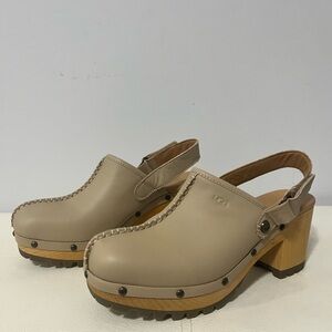 UGG Women's Beige Mules with Strap